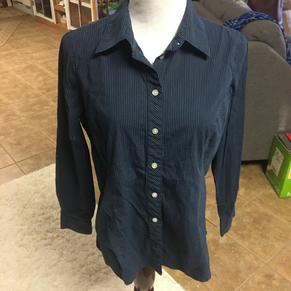 shape pin strip dress shirt